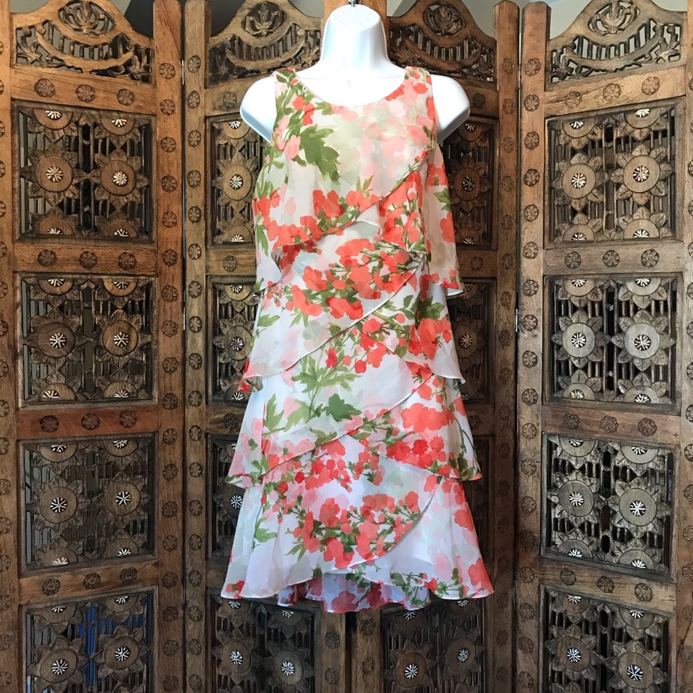 SLNY tiered dress SOLD